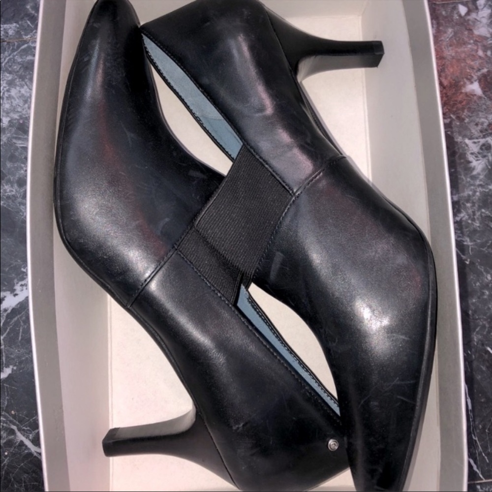 Rockport Black Leather Heels